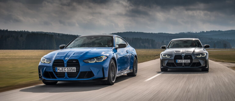 Полный привод в BMW M3 и M4 станет доступен в максимальных комплектациях
