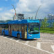 Новые газовые российские автобусы Volgabus 5270G2 тестируют на горных серпантинах