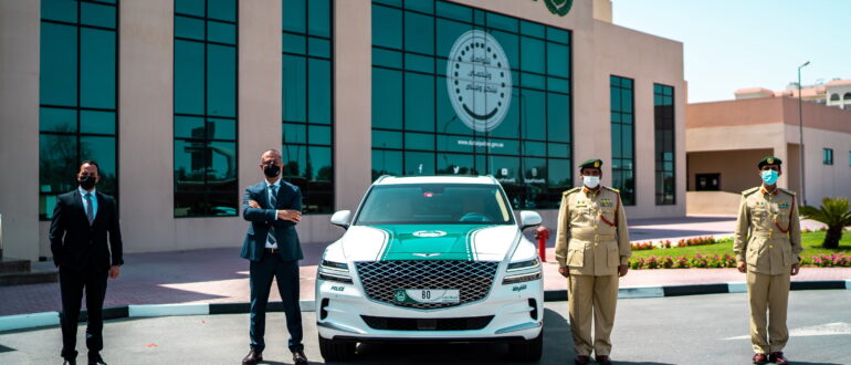 Премиальный внедорожник Genesis GV80 закупили для полиции Дубая