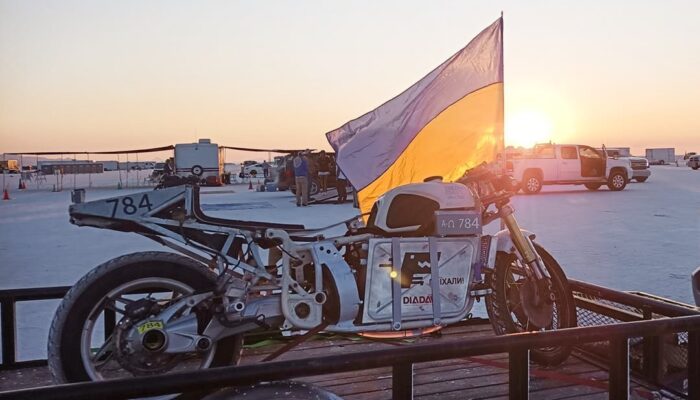 Электрический мотоцикл «Днепр» побил свой прежний рекорд скорости