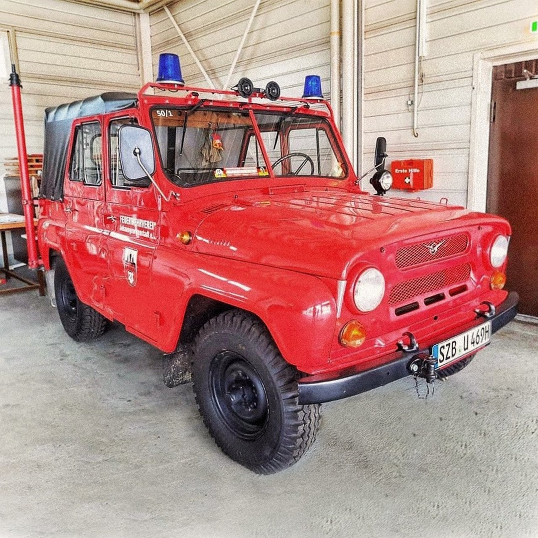 УАЗ показал свой внедорожник для пожарных в Германии