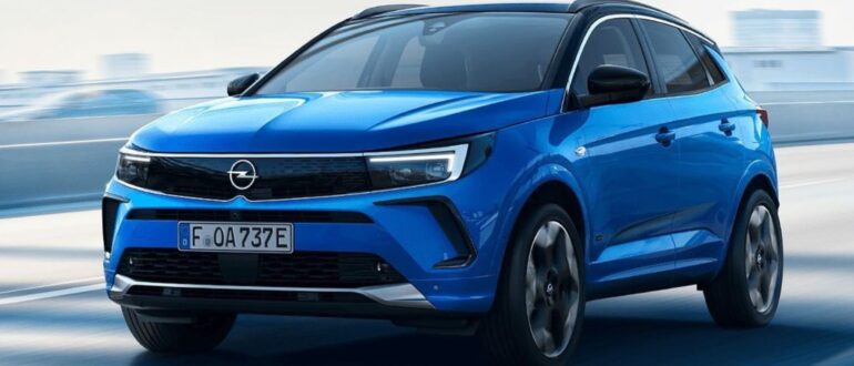 Названы европейские цены на обновленный кроссовер Opel Grandland 2022 года