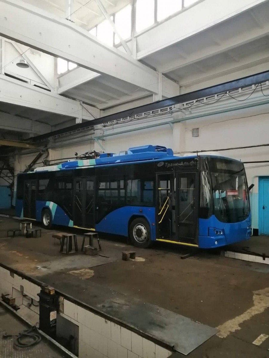 Новые троллейбусы «Авангард» на фото с мониторингом за состоянием водителя поступили в Читу