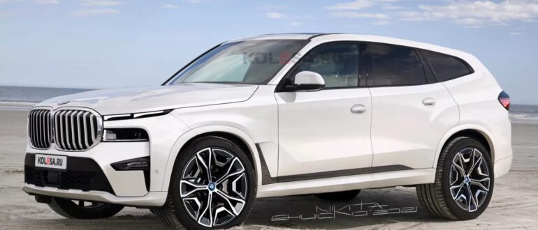 Появились первые рендерные изображения нового флагманского кроссовера BMW X8