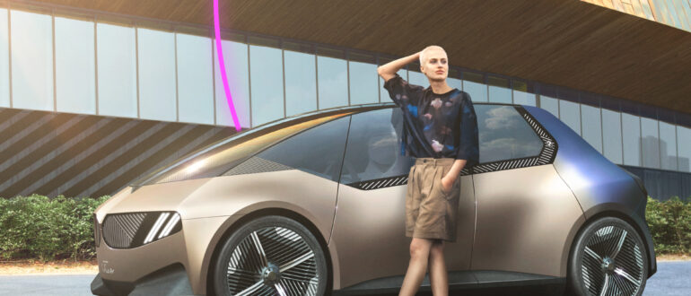 Компания BMW показала на автосалоне IAA Mobility электрокар iVision Circular из вторсырья