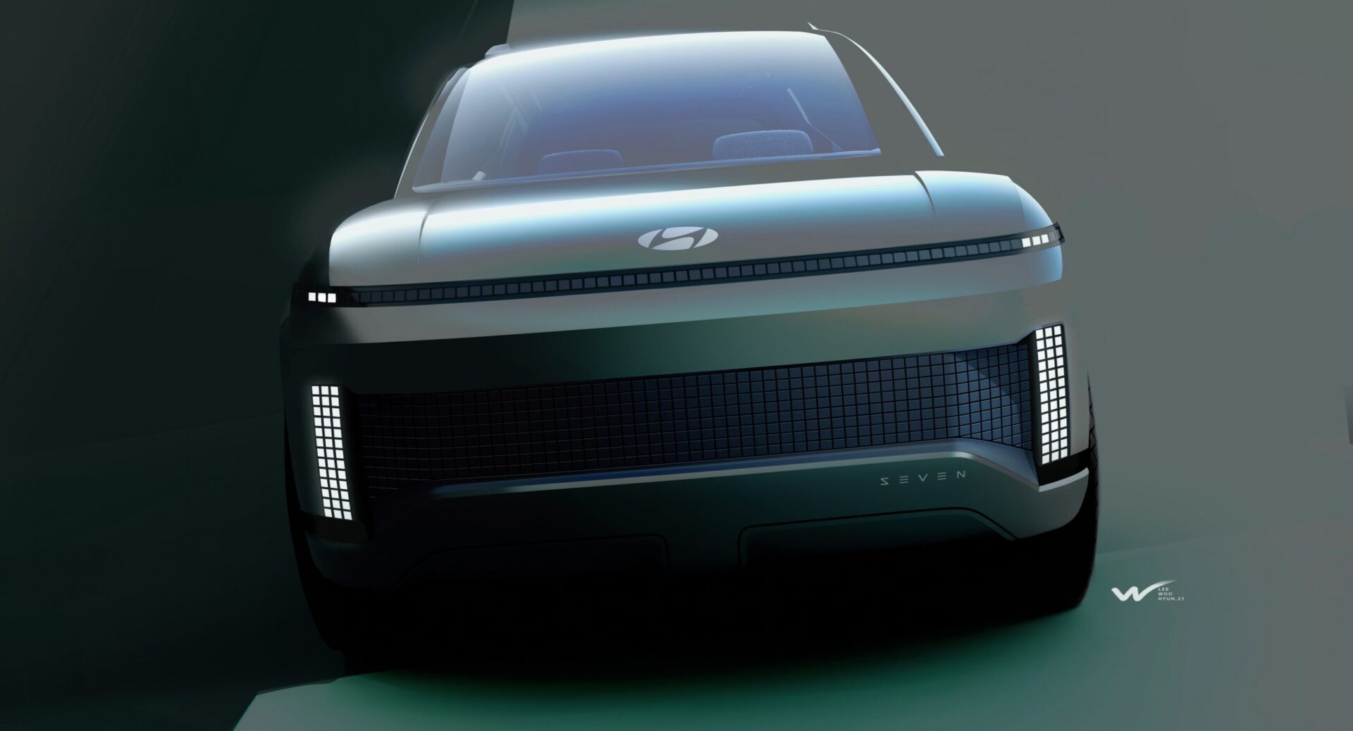 Hyundai презентовала прототип спортивного электрокроссовера Seven на платформе E-GMP