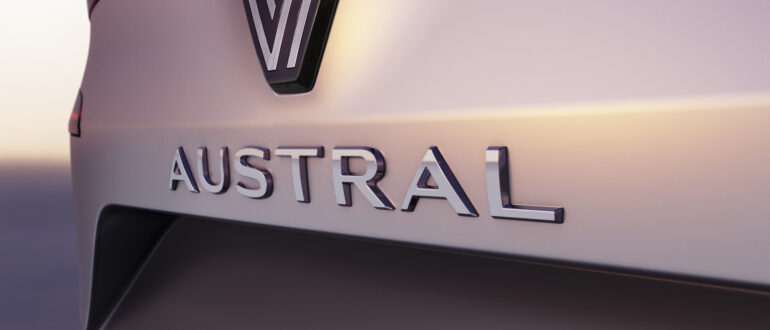 Компания Renault назвала свой новый кроссовер Renault Austral