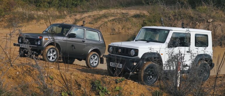 Модель LADA Niva Legend оказалась хуже Renault Duster и Suzuki Jimny на бездорожье