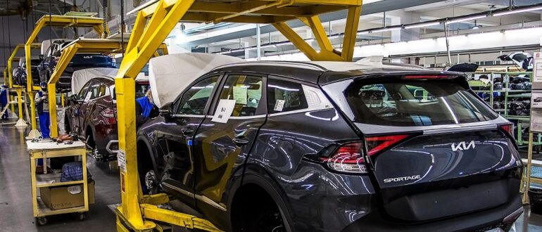 На заводе «Автотор» в РФ началось производство KIA Sportage пятого поколения
