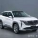 В Сети опубликованы первые фотографии кроссовера Geely Atlas нового поколения