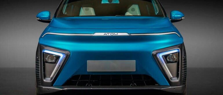 Компания «КАМА» презентовала первый образец электромобиля «АТОМ» в мае 2023 года