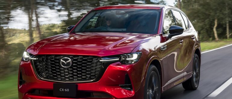 В РФ начались продажи кроссоверов Mazda CX-60 по цене от 6 млн руб. 2023 года