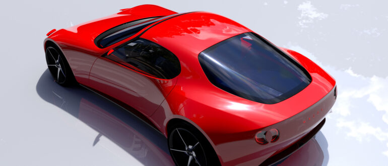 Компанией Mazda представлен новый концепт Iconic SP с роторным двигателем