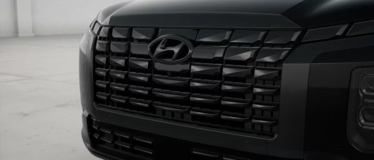 Представлен полностью черный Hyundai Palisade 2024 модельного года