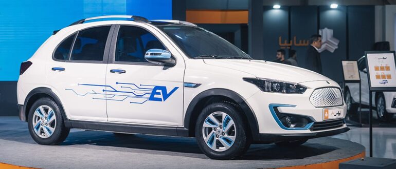 SAIPA представила на автовыставке в Иране электрический кросс-хэтч Atlas EV