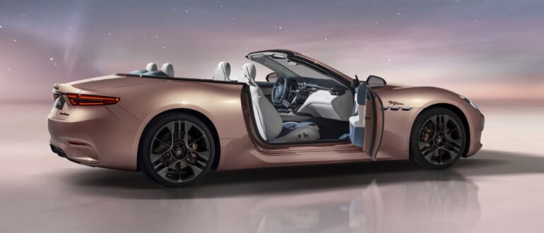 Maserati представила сверхбыстрый электрический кабриолет GranCabrio Folgore