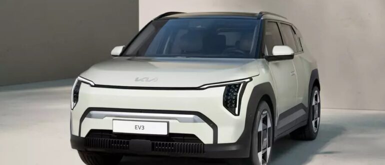 Компания Kia показала новый электрокроссовер EV3