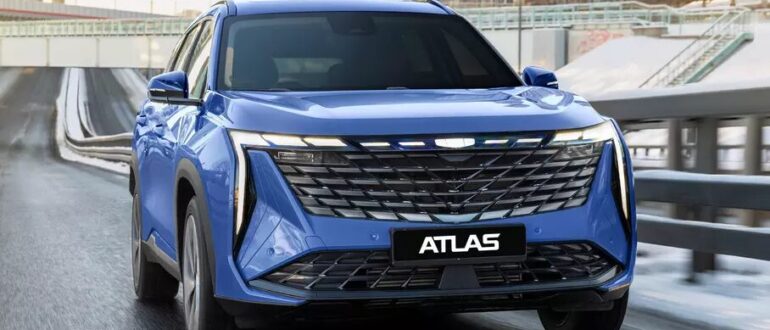 Абсолютно новый Geely Atlas получит в России полный привод и японский автомат