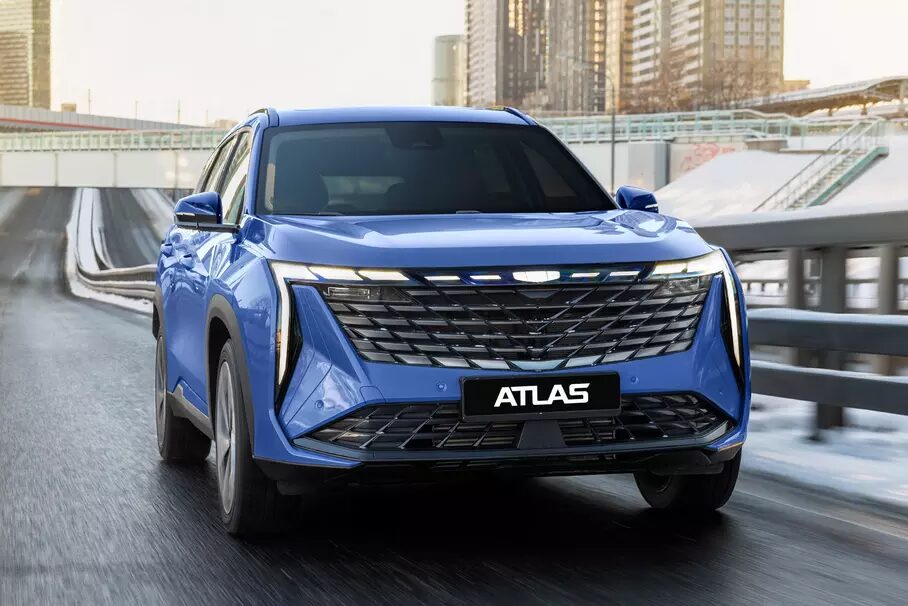 Абсолютно новый Geely Atlas получит в России полный привод и японский автомат