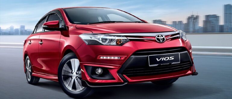 В Россию привезли партию абсолютно новых седанов Toyota Vios от 2 млн рублей